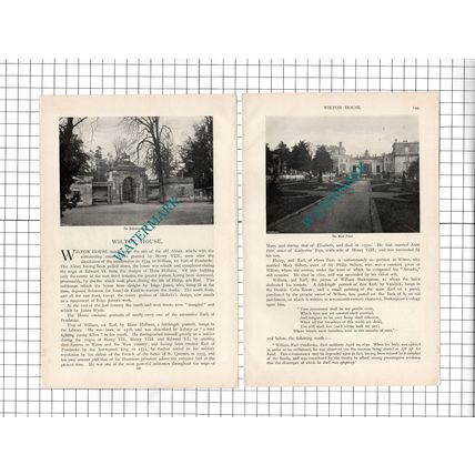Wilton House Salisbury by Beatrix Pembroke - c.1899 Article
