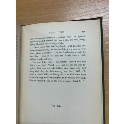 RARE* 1894 1ST EDITION EVELYN EVERETT-GREEN "SHUT IN" HISTORY FICTION BOOK (P6)