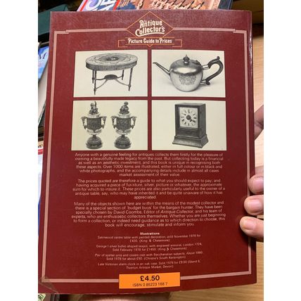 1979 "ANTIQUE COLLECTOR'S PICTURE GUIDE TO PRICES" VINTAGE PAPERBACK BOOK (P4)