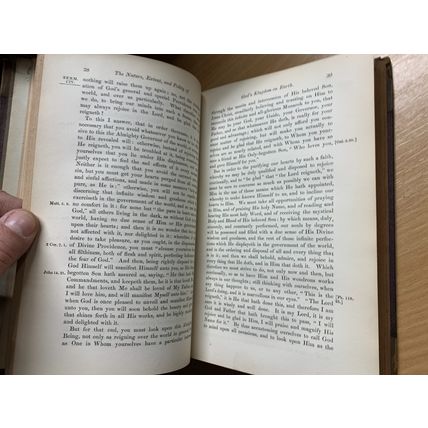 RARE* 1845 "THEOLOGICAL WORKS OF WILLIAM BEVERIDGE" VOL 5 ANTIQUE BOOK (P5)