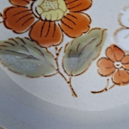 Vintage Lot 4 Mountain Wood TRELLIS BLOSSOM Bread & Butter PLATES 6 3/8" Japan