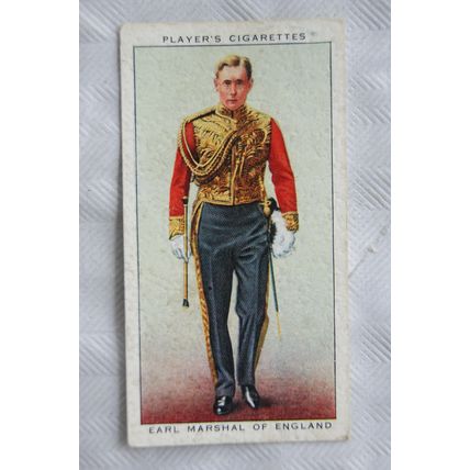 1937 Players Coronation Ceremonial Dress No. 13 Earl Marshal of England