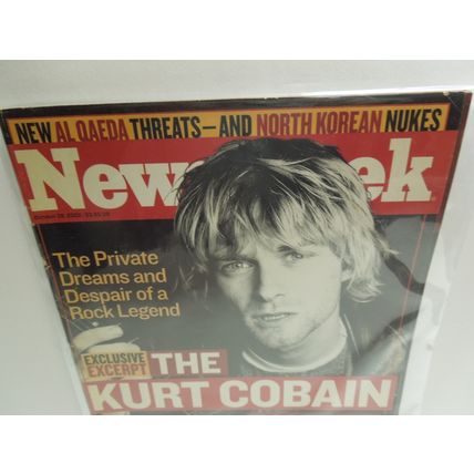 Newsweek Magazine October 28, 2002 – Kurt Cobain Diaries Cover – Nirvana Grunge