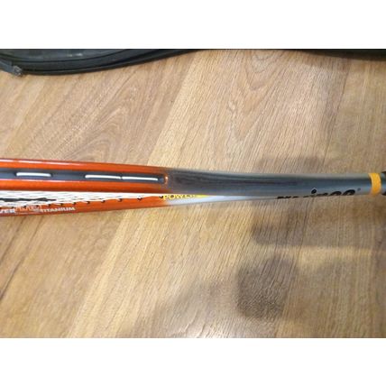 Prince Power Ring Ring Titanium Graphite Squash Racket with Bag Head Cover