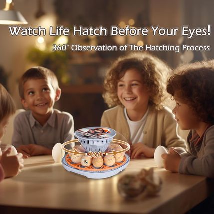 Smart Chicken Incubators for Hatching Eggs with Automatic Turner Small Poultry D