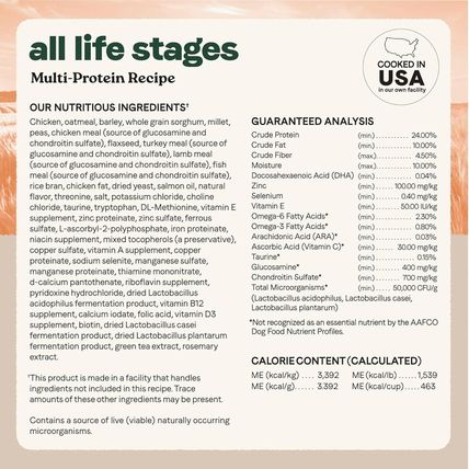 Canidae All Life Stages Multi-Protein Recipe with Chicken, Turkey, Lamb, and Fis