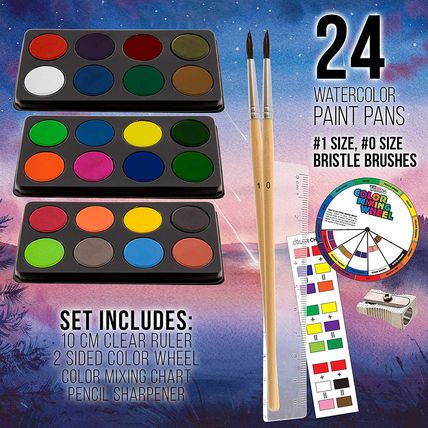 U.S. Art Supply 162-Piece Deluxe Mega Wood Box Art Painting and Drawing Set - Ar