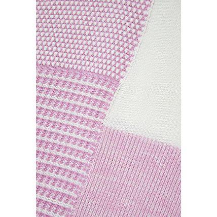 Bonbon Neutral Colorblock Tie Back Sweater