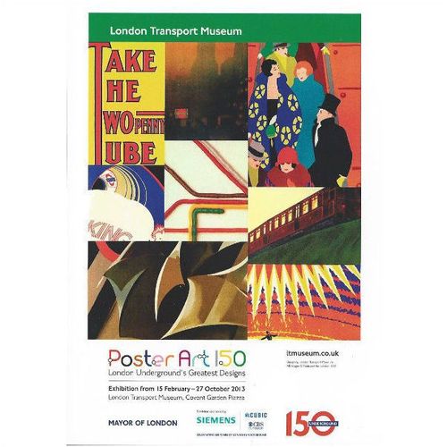 LTM1539: Poster Art 150 - London Underground's Greatest Designs exhibition.