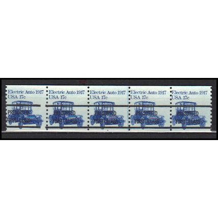 1906a 17c Electric Auto Average MNH Dry Gum PNC 4A/5 Gap 2L AA0187