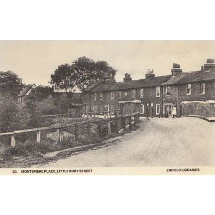 Littlebury Street Enfield Vintage View Photo Postcard