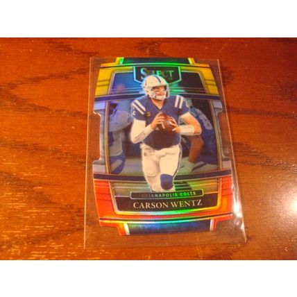 2021 Panini Select, 3-Die Cut Prizms, Yellow, MOORE/WENTZ /WILLIAMS