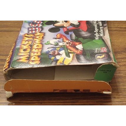 Disney Mickey's Speedway USA Nintendo N64 Game, Box, Manual FREE Shipping