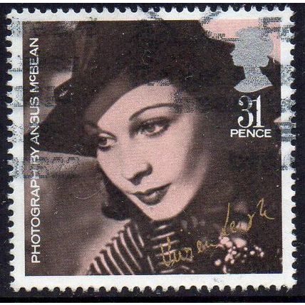 GB 1985 British Film Year - Vivien Leigh 31p Used
