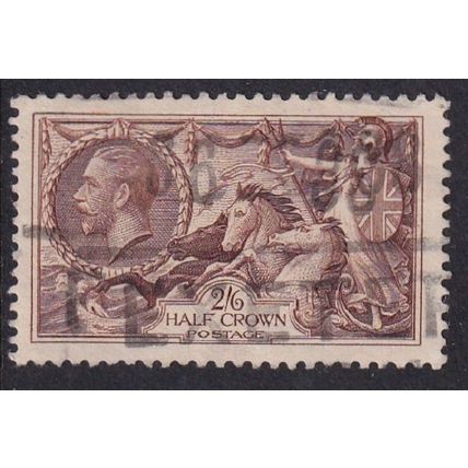 GB 1934 King George V 2s 6d Seahorse Brown Used ( KGV )