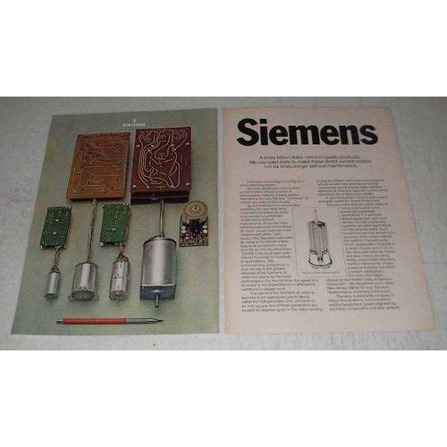 1971 Siemens Solid-State DC Motor Ad