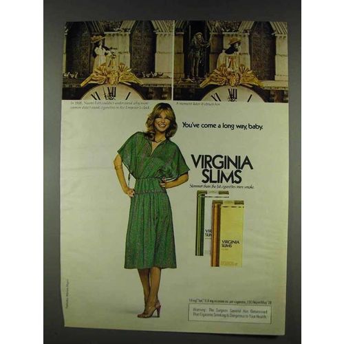 1978 Virginia Slims Cigarettes Ad - The Emperor's Clock