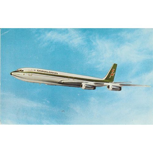 Donaldson International Airways Boeing B707 Civil Aviation Aircraft Card A22805