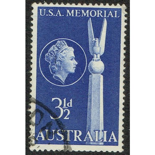Australia 1955 Australian American Friendship 3½d Violet Blue SG283 FU