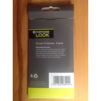 Tortoise look IPhone 4/4S Screen Protector 2 Pack