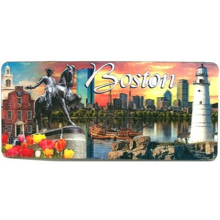 Boston 3D Fridge Magnet