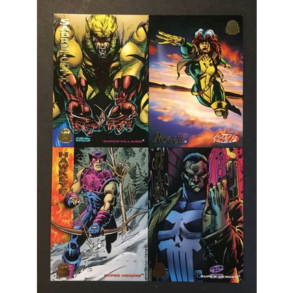 Marvel Universe Series V Trading Cards (1994) uncut promo sheet