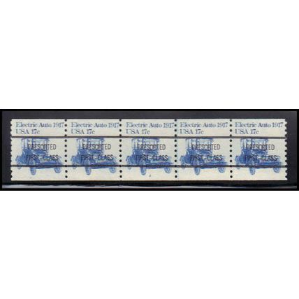1906a 17c Electric Auto Fine MNH Dry Gum PNC 3A/5 X1386