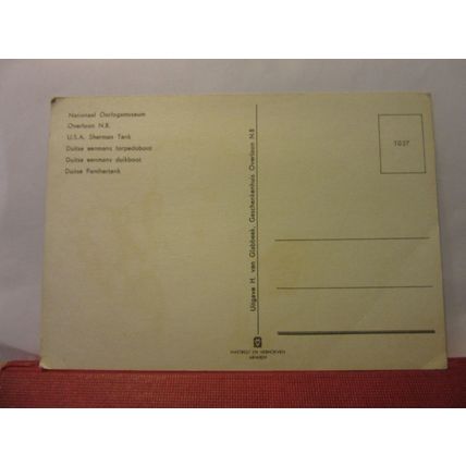 multiview, TANK MUSEUM, OVERLOON, NETHERLANDS unused postcard =