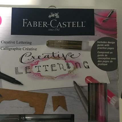 New Faber-Castell Creative Lettering Caligraphy 15 Piece Set