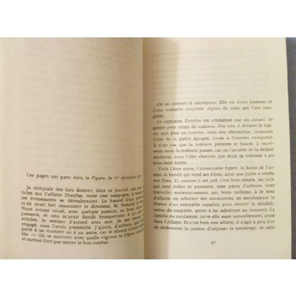 RARE J'ACCUSE & LA VERITE EN MARCHE de/by EMILE ZOLA EN FRANCAIS FRENCH VERSION