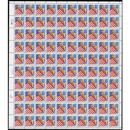 2897, 32¢ Complete Sheet of 100 Stamps Brookman $115.00 - Stuart Katz
