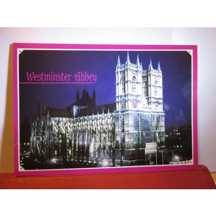 WESTMINSTER ABBEY, LONDON. unused postcard by T B. =