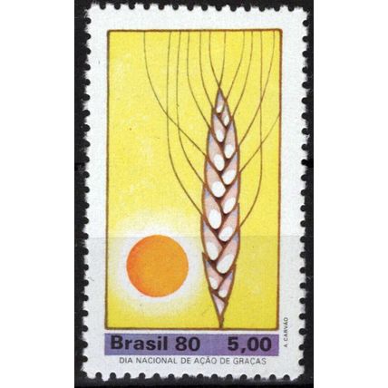 ZAYIX Brazil 1724 MNH Thanksgiving Plants Wheat 062723S172M