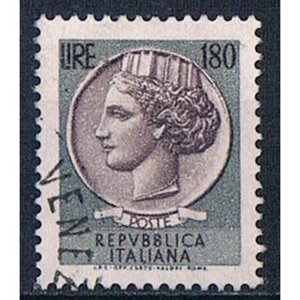 Italy 1968 SG1218 it149 Coin Of Syracuse 180L Used Stamp