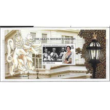 St Helena.Queen Elizabeth the Queen Mother Century Mini Sheet 794.UM/Mint.Mar24