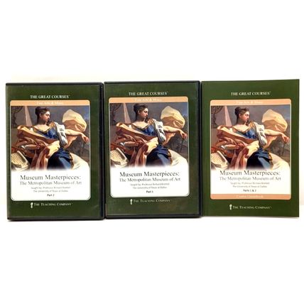 Great Courses: Museum Masterpieces The Metropolitan of Art 4 DVD with Book