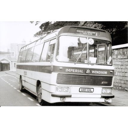 Black & White Photograph of Imperial Bus Services of Windsor - GRD 131L