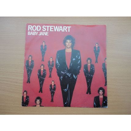 Rod Stewart 1983 7" Vinyl Single Baby Jane b/w Ready Now