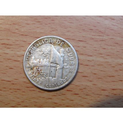 Cuba 1952 20 Centavos Coin