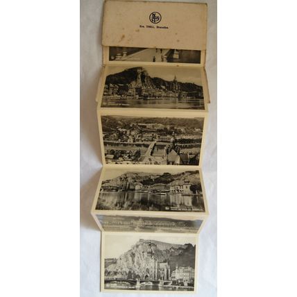 vintage Book of 10 Postcards Dinant, Belgium