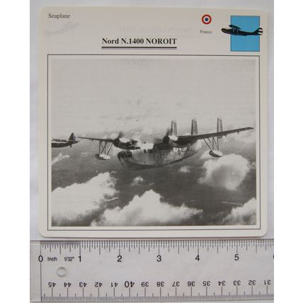 Nord N.1400 Noroit - France - Seaplane - Collectors Club Card