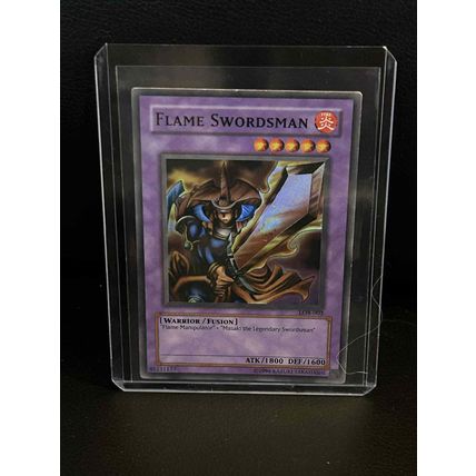 Flame Swordsman - LOB-003 - Super Rare - Unlimited Edition Legend of Blue Eyes W