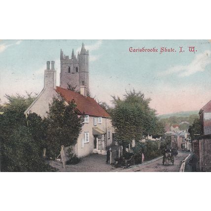 EC752 CARISBROOKE SHUTE. PRINTED POSTCARD
