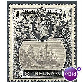 St Kitts-Nevis 1922 SG97 1/2d Grey & Black Mounted Mint