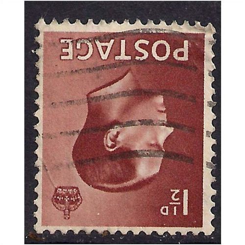 GB 1936 KEV111 1 1/2d Inverted Wmk SG 459wi (B305)