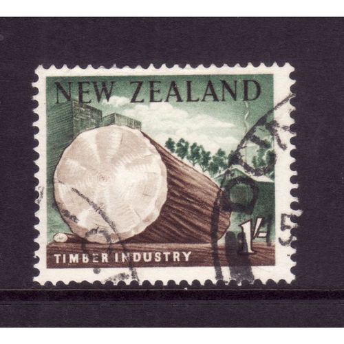 NEW ZEALAND 1960 SG 791 1s TIMBER INDUSTRY FINE USED
