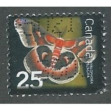 CAN 2007 25c ' INSECTS - CECROPIA MOTH' FINE USED (EBID44-215)