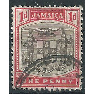 Jamaica 1905 SG39 1d Grey & Carmine Fine Used....