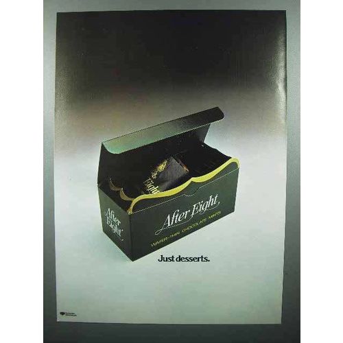 1977 After Eight Wafer-Thin Mints Ad - Just Desserts