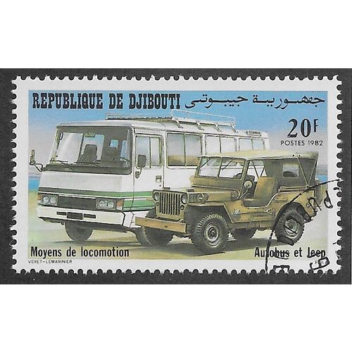 DJI 1982 20f 'TRANSPORT' FINE USED (EBID 55-138)